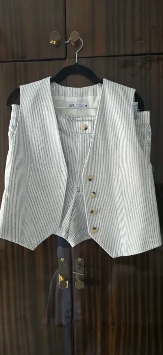 Conjunto Zara Rayas Talla 40
