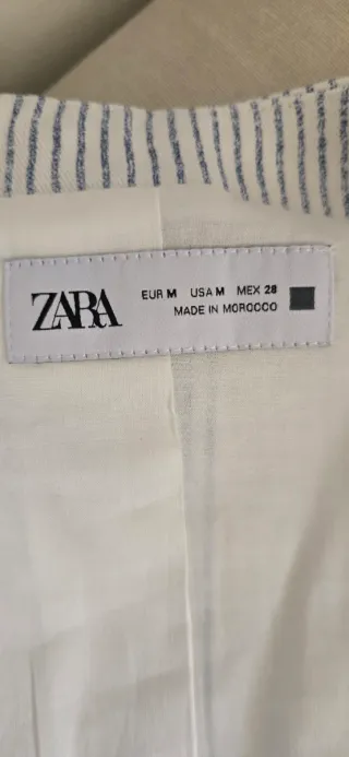 Conjunto Zara Rayas Talla 40