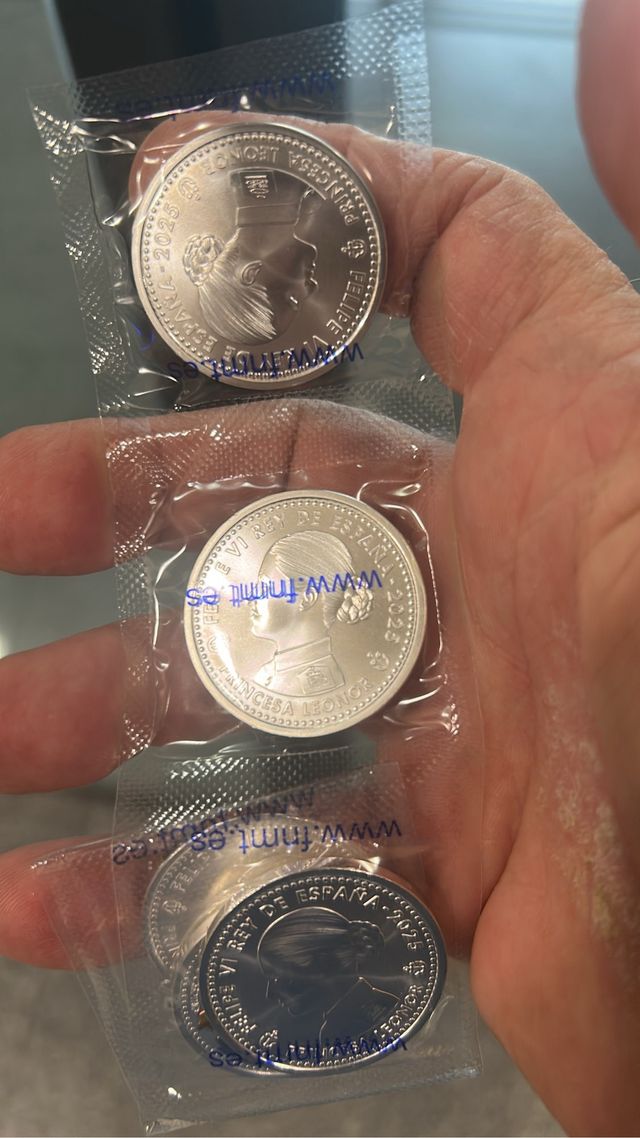 Moneda 40€ Plata Princesa Leonor 2025