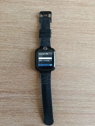 Reloj Digital Infantil Negro. Sin cargador