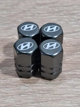 Tapones Válvula Hyundai Negro