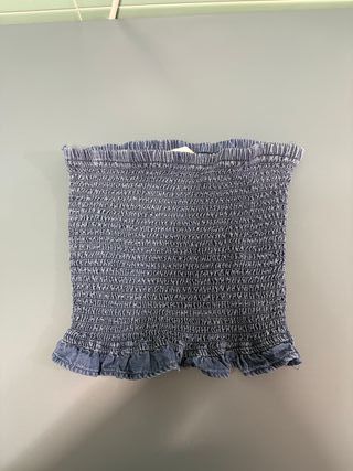 Top sin mangas Azul de Mango