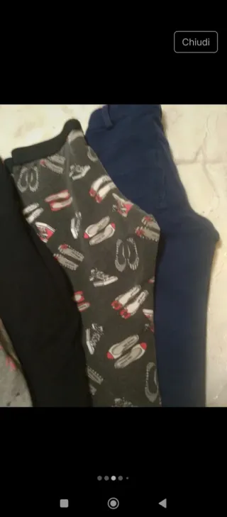 4 Pantaloni 3/4 anni