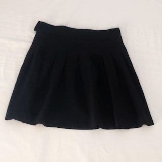 Falda Plisada Negra Bershka Talla XS