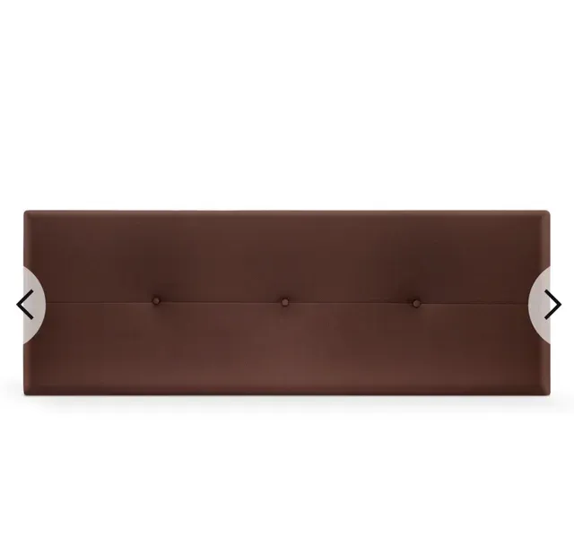 Cabecero Polipiel Marrón Chocolate