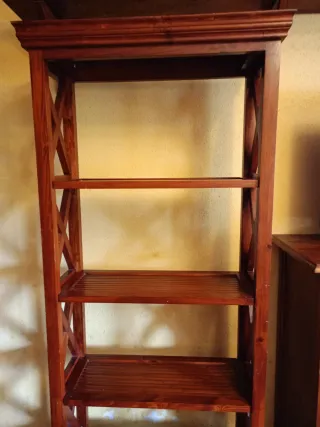 Estantería madera 4 baldas NO sé responde a móvil.