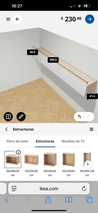 Mueble Besta Ikea Blanco