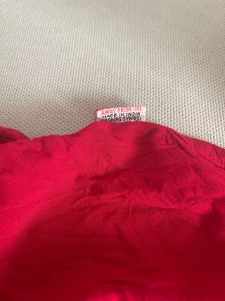 Túnica India Viscosa Roja Talla Única