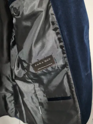 Americana Zara Azul Talla M