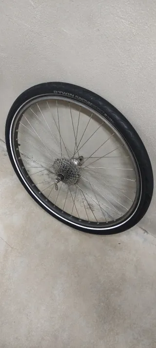 Rodillo Sportneer + Rueda Btwin 26”
