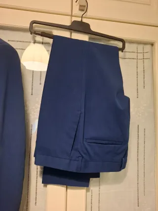 Traje de chaqueta azul hombre