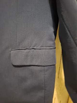 Traje de chaqueta azul hombre
