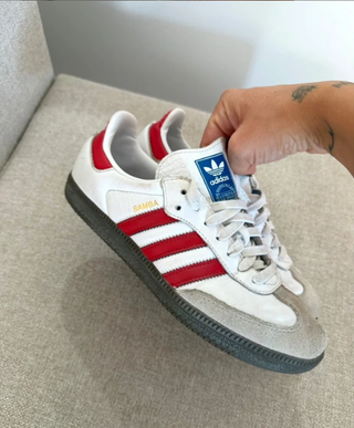 Adidas Samba Blancas y Rojas