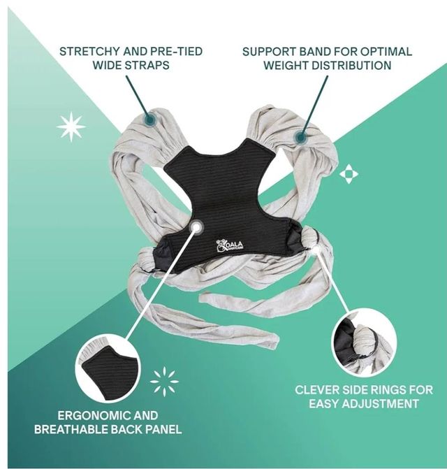 Portabebés KOALA Gris