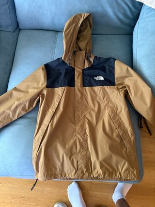 Cortavientos The North Face Negro/Marrón