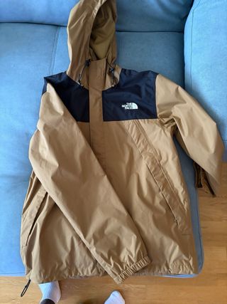Cortavientos The North Face Negro/Marrón