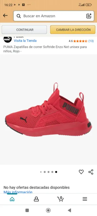 Zapatillas Puma Softride Enzo Nxt Rojo
