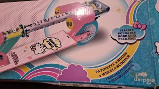Patinete Hello Kitty 2 Ruedas Plegable