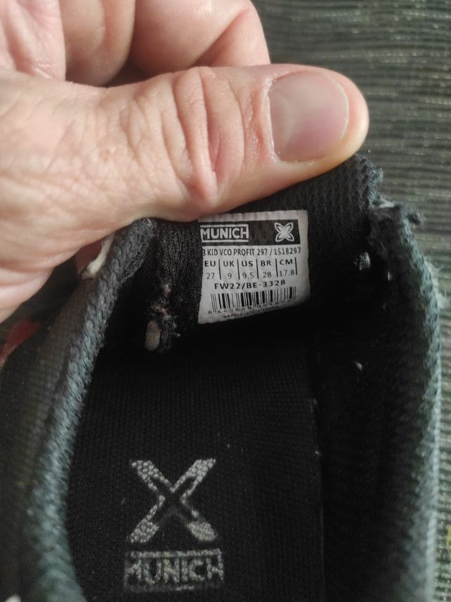 Zapatillas Munich niño Talla 27
