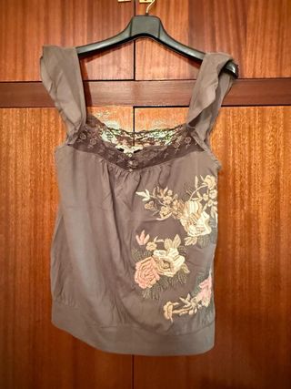 Sfera blusa bordada flores