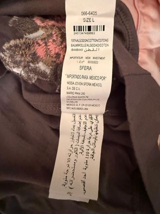 Sfera blusa bordada flores