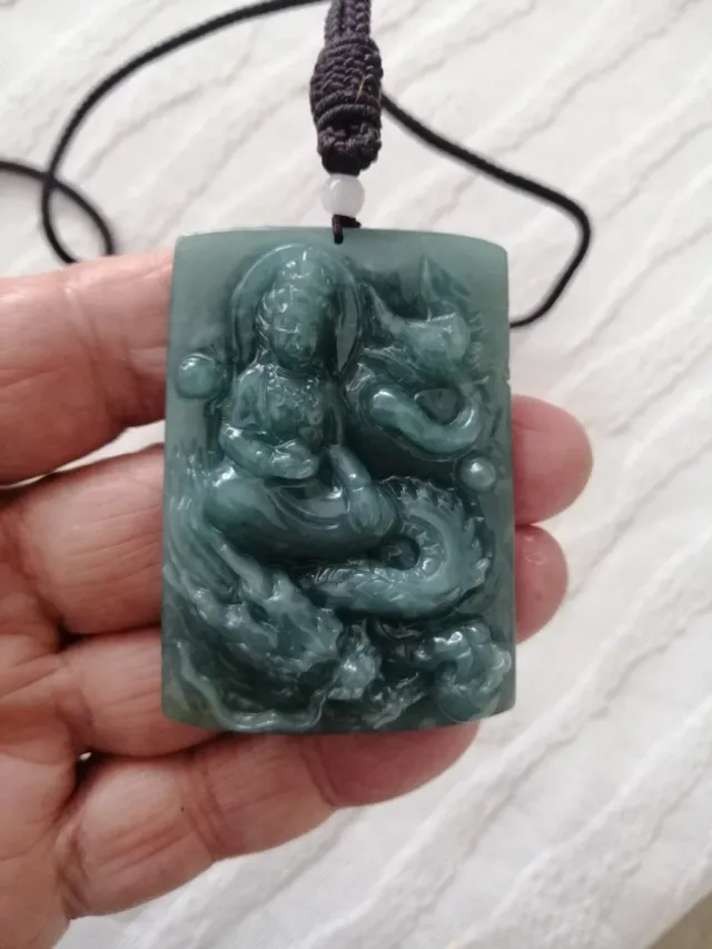 Ciondolo Giada Burma Certificato