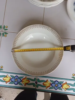 piatti decorativi antichi, VINTAGE 
10 unità
