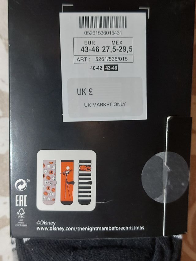 Calcetines Pesadilla Antes de Navidad 