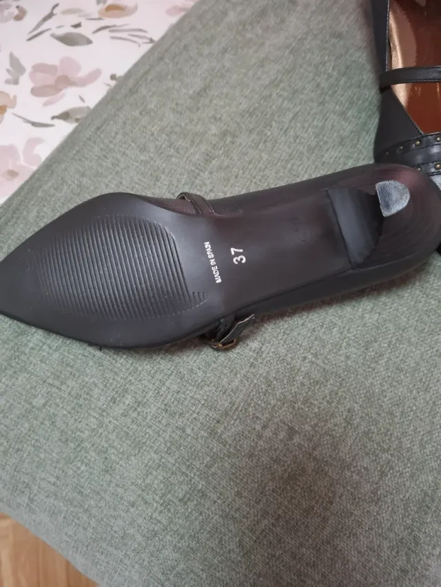 Zapatos vintage tacón bajo talla 37
