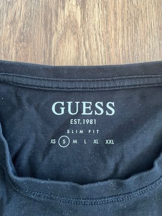 Camiseta Guess Negra Talla M