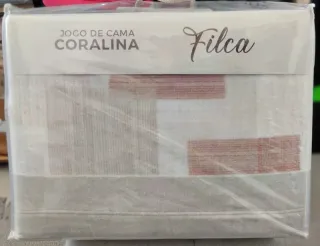 Jogo de lençóis coralina casal 