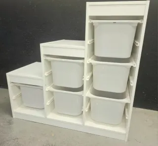 Mueble Almacenaje Infantil Ikea Blanco