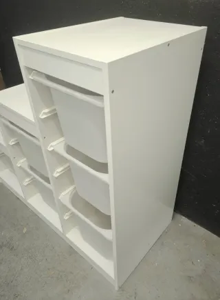 Mueble Almacenaje Infantil Ikea Blanco
