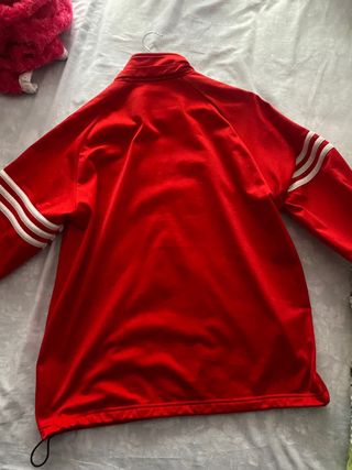 Chaqueta Adidas Roja Vintage Talla L
