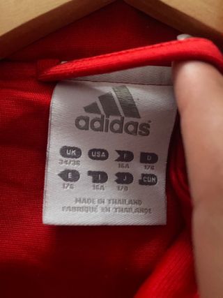 Chaqueta Adidas Roja Vintage Talla L