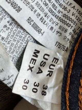 Pantalón Vaquero Zara Talla 30
