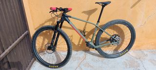 Mountain bike in carbonio