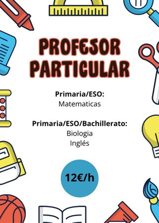 Profesor particular