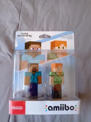 Amiibo Nintendo Super Smash Bros. Steve & Alex