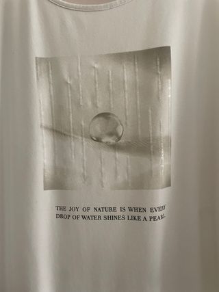 Camiseta Punto Roma manga 3/4 blanca