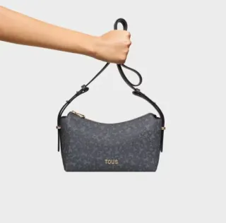 Bandolera Kaos Mini Lines Tous Gris Oscuro