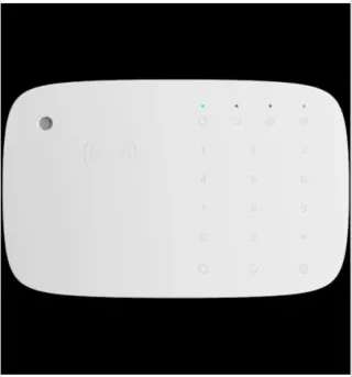 Teclado Ajax Combi Blanco