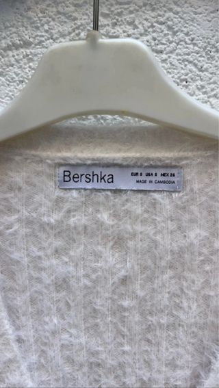Chaqueta pelo blanco roto