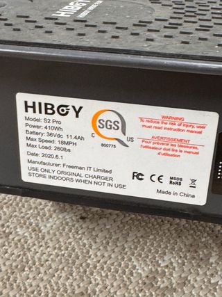 Patinete Eléctrico Hiboy S2 Pro