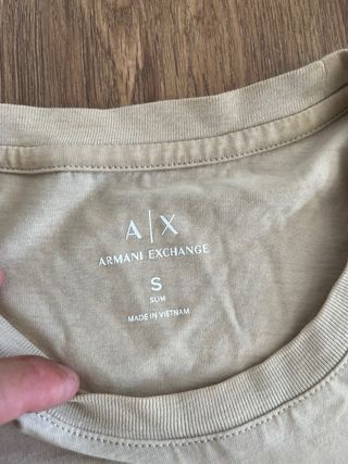 Camiseta Armani Exchange Beige