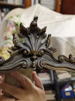 Specchiera da tavolo Bronzo inizio Sec. XX