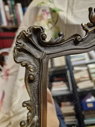 Specchiera da tavolo Bronzo inizio Sec. XX