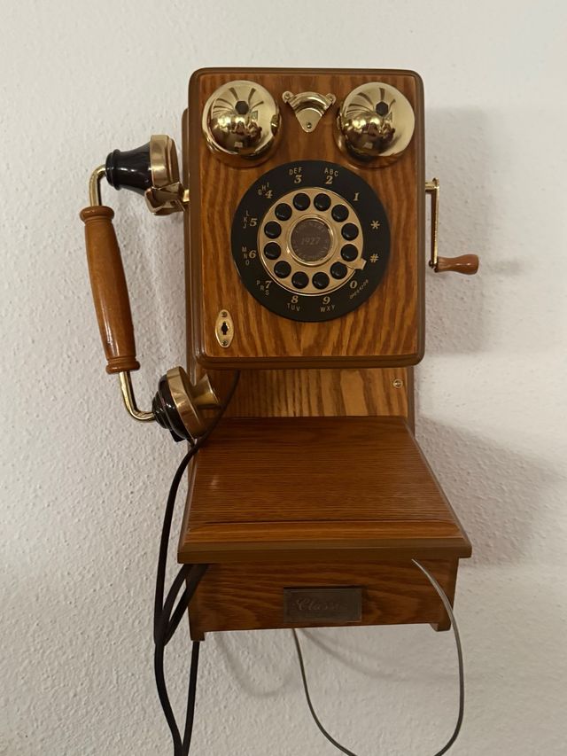 Teléfono Pared Vintage Classic Años 20