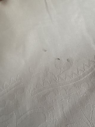 Tovaglia in cotone damascato vintage