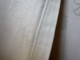 Tovaglia in cotone damascato vintage